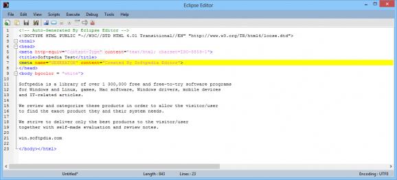 Eclipse Editor screenshot