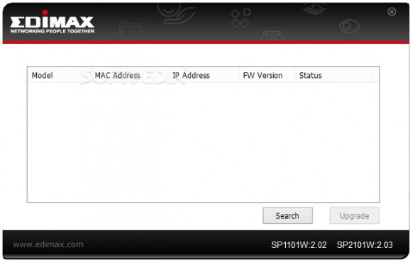 Edimax SP-1101W Firmware Upgrade Tool screenshot
