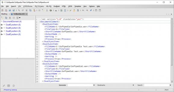 EditiX XML Editor screenshot