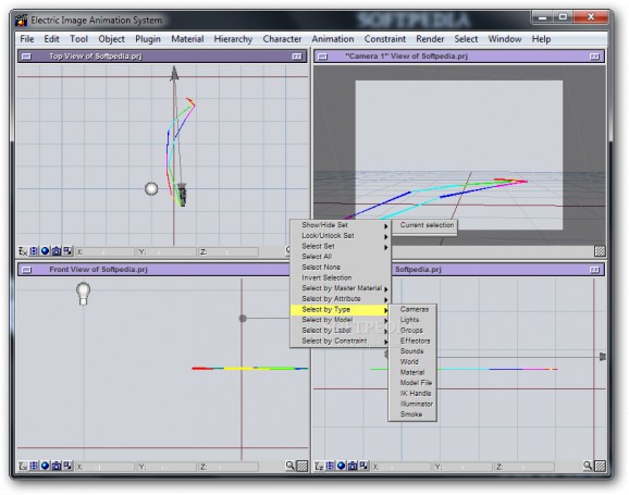 Electric Image Animation System screenshot