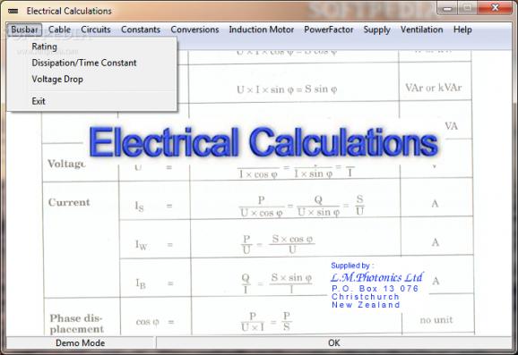 Electrical Calculations screenshot