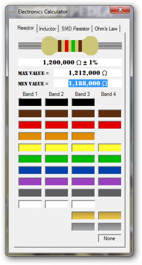 Electronics Calculator screenshot