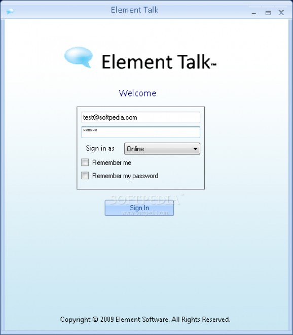 Element Talk screenshot