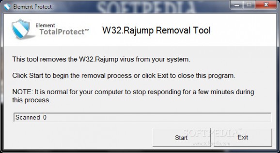 W32.Rajump Removal Tool screenshot