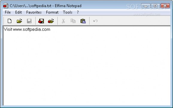 Elfima Notepad screenshot
