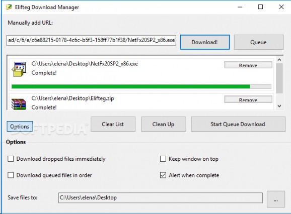 Elifteg Download Manager screenshot