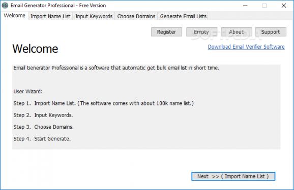 Email Generator Professional screenshot