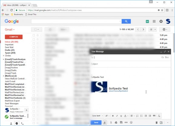 Email Signature for Chrome screenshot
