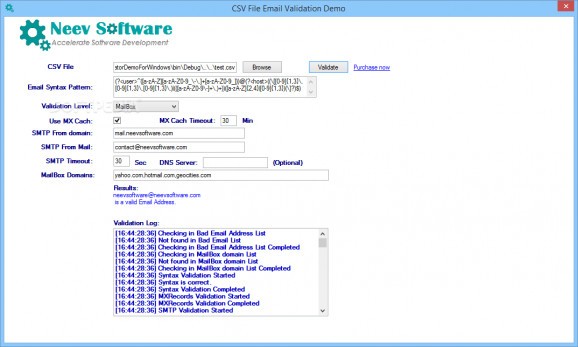 Email Validator screenshot