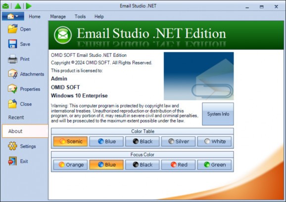 Email Studio .NET screenshot