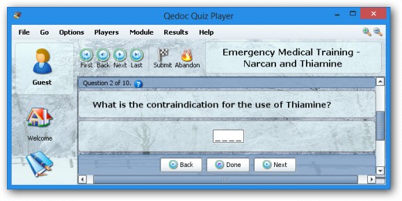 Emergency Medical Training - Narcan and Thiamine screenshot