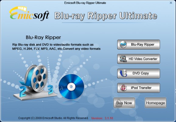 Emicsoft Blu-Ray Ripper Ultimate screenshot