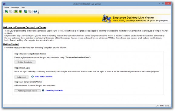 Employee Desktop Live Viewer screenshot