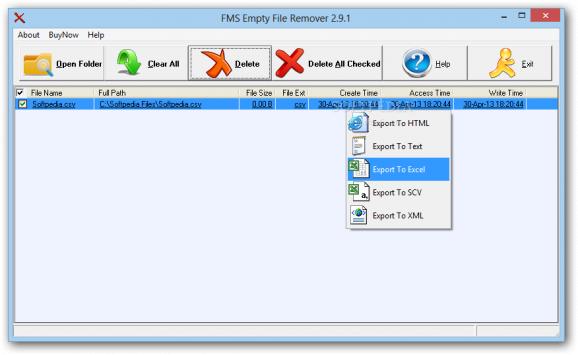 FMS Empty File Remover screenshot