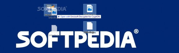 Emsisoft Decrypter for CryptON screenshot