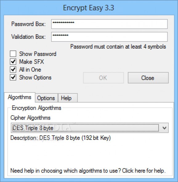 Encrypt Easy screenshot
