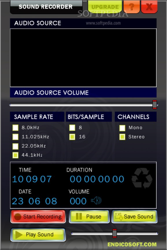 Endico Sound Recorder screenshot