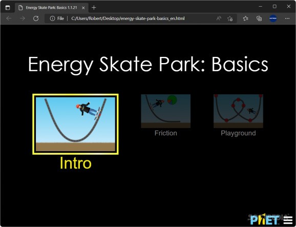 Energy Skate Park: Basics screenshot