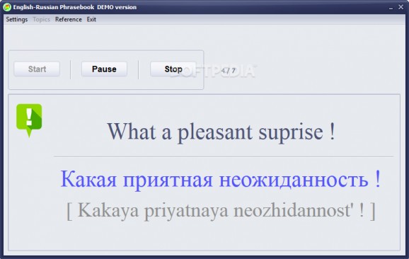 English-Russian Phrasebook screenshot