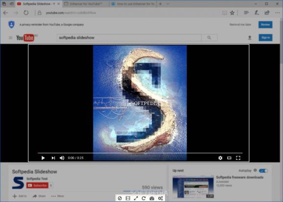 Enhancer for YouTube for Microsoft Edge screenshot