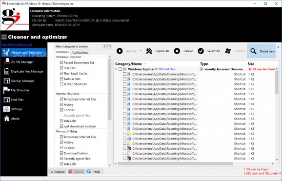 Ensembles for Windows 10 screenshot