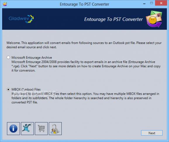 Entourage to PST Converter screenshot