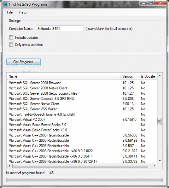 Enum Programs screenshot