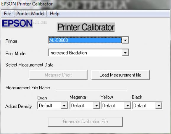 Epson Color Calibrator screenshot