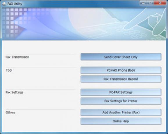 Epson Fax Utility screenshot