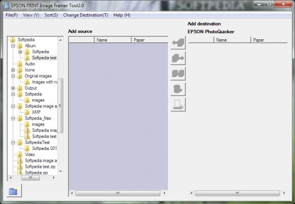 Epson PRINT Image Framer Tool screenshot