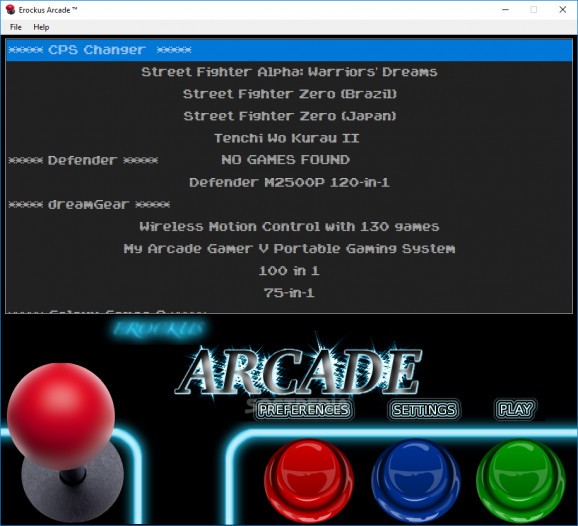 Erockus Arcade screenshot
