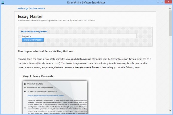 Essay Writing Software Essay Master screenshot