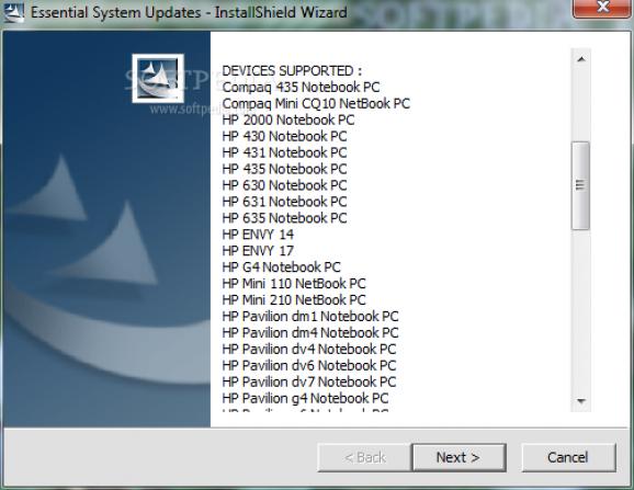 Essential System Updates screenshot
