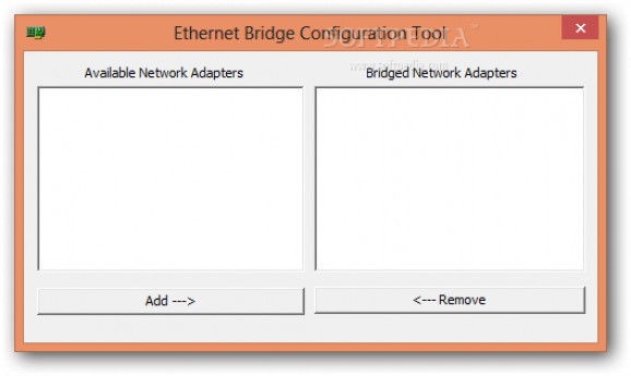 Ethernet Bridge Configuration Tool screenshot