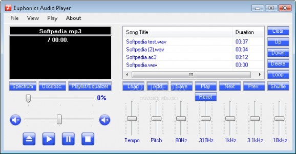 Euphonics Audio Player screenshot