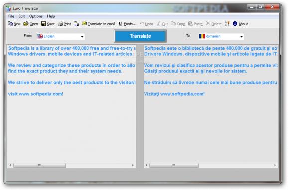 Euro Translator screenshot