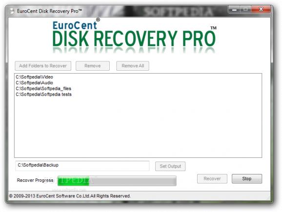 EuroCent Disk Recovery Pro screenshot