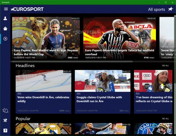 Eurosport.com screenshot