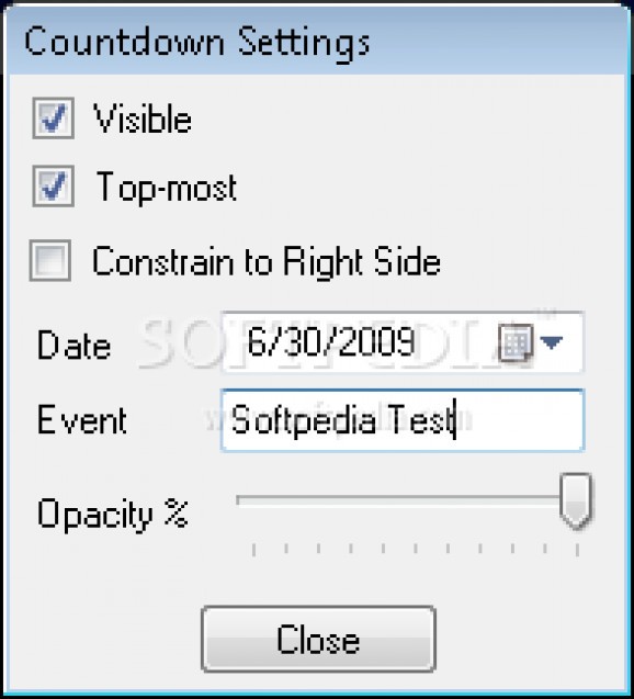 Event Countdown screenshot