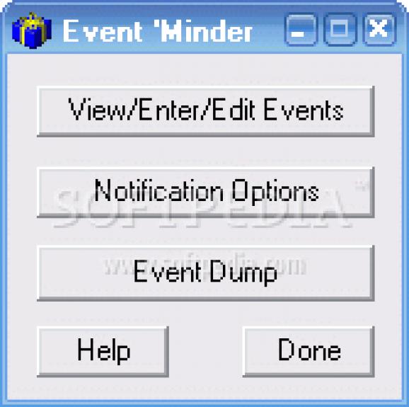 Event 'Minder screenshot