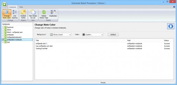 Evernote Batch screenshot