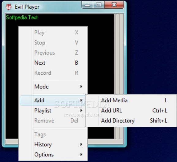 Evil Player screenshot