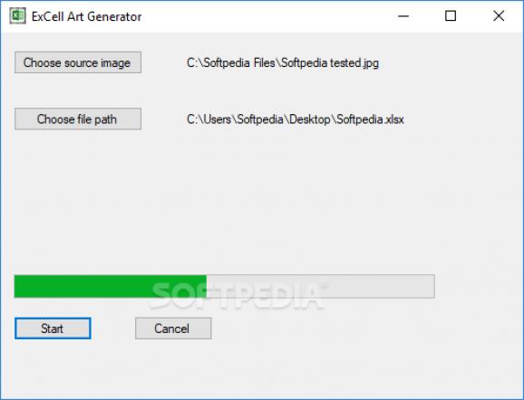 ExCell Art Generator screenshot
