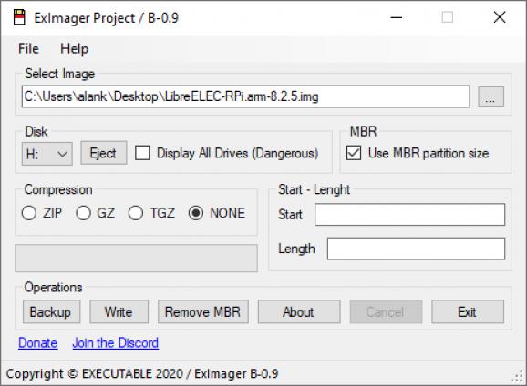 ExImager Project screenshot