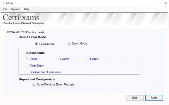 Exam Simulator for CCNA (200-125) screenshot