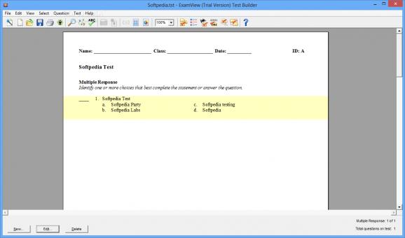 ExamView Assessment Suite screenshot