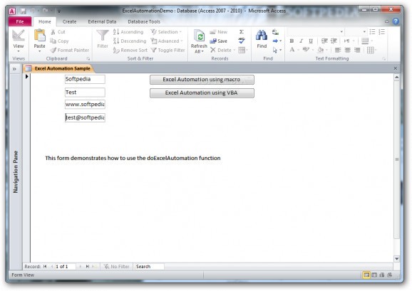 Excel Automation screenshot
