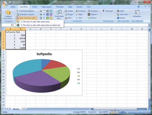 Excel Utility screenshot