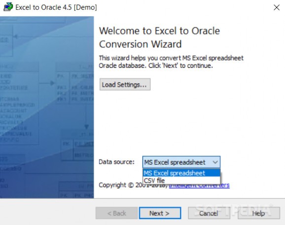 Excel-to-Oracle screenshot