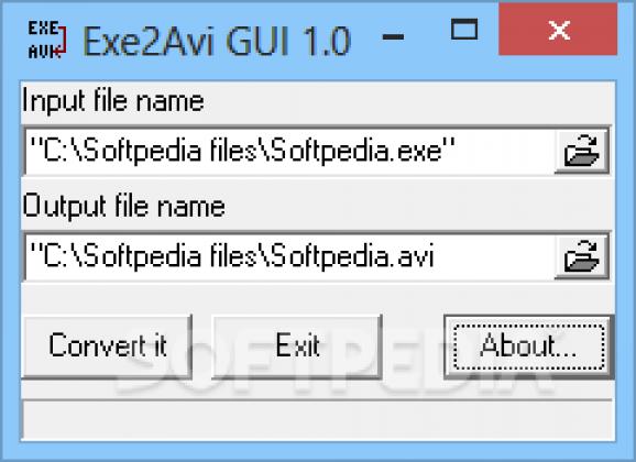 Exe2Avi screenshot